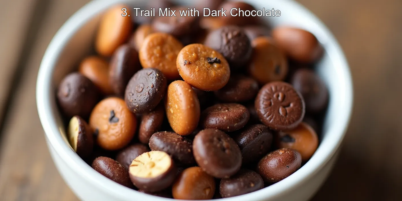 3. Trail Mix with Dark Chocolate