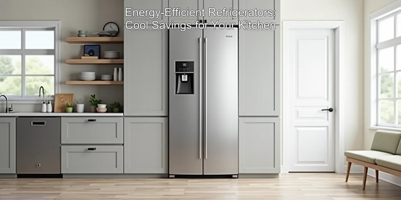 Energy-Efficient Refrigerators: Cool Savings for Your Kitchen