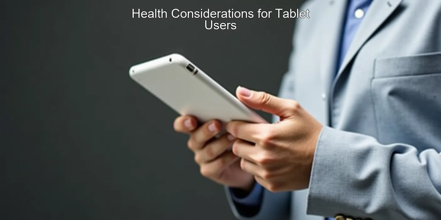 Health Considerations for Tablet Users