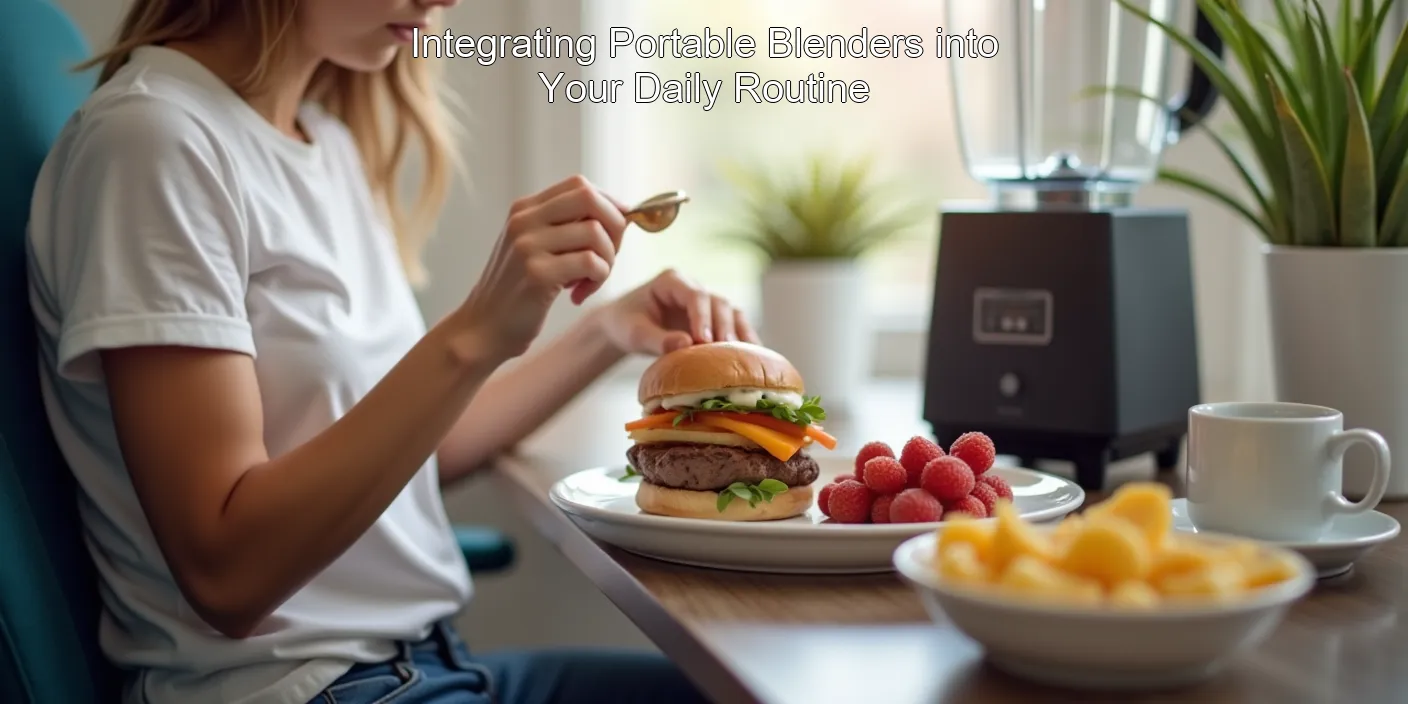 Integrating Portable Blenders into Your Daily Routine