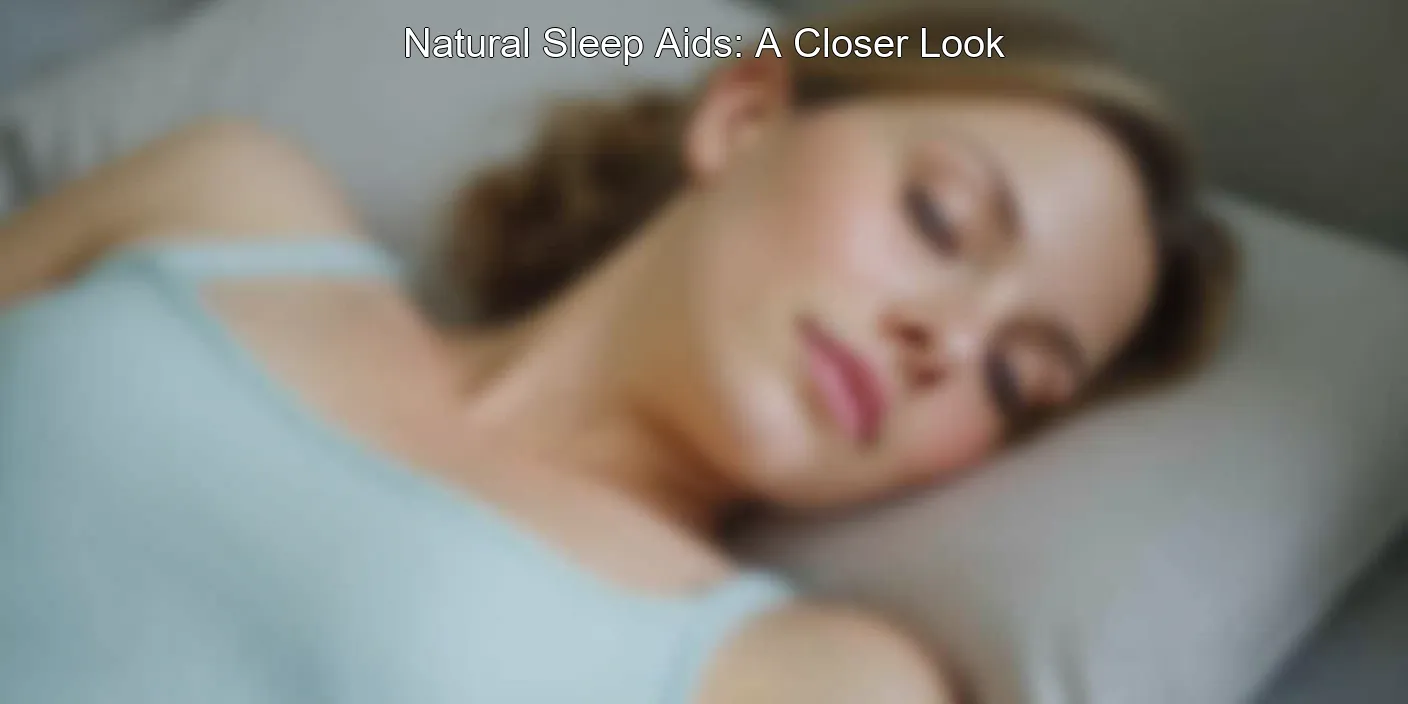 Natural Sleep Aids: A Closer Look