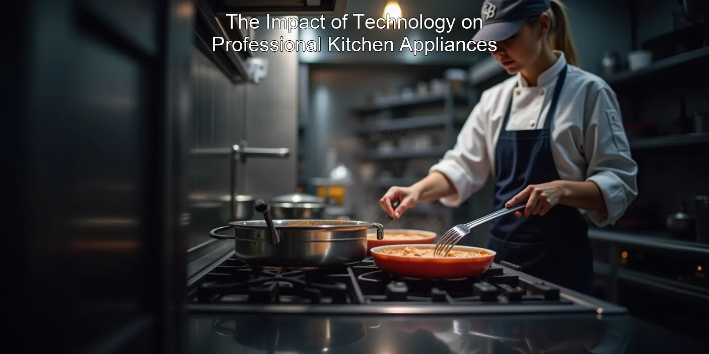 The Impact of Technology on Professional Kitchen Appliances