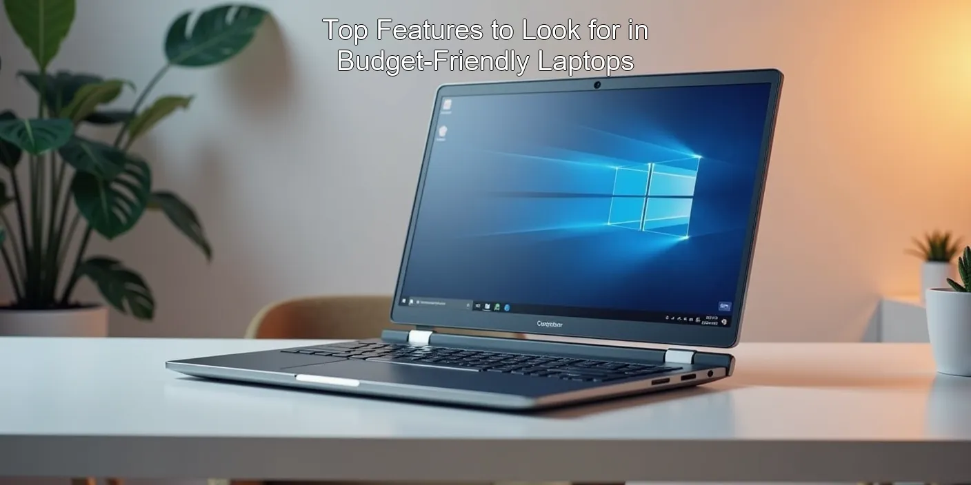 Top Features to Look for in Budget-Friendly Laptops